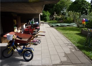 Der private Innenhof